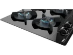 Placa de gas - Teka GBC 6400, 4 zonas, Gas natural, Mandos frontales ergonómicos, 60 cm, Negro - Imagen 5