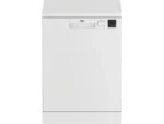 Lavavajillas - Beko DVN05320W, 13 servicios, 5 programas, 60 cm, WaterSafe™, Blanco