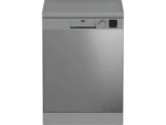 Lavavajillas - Beko DVN05320X, 13 servicios, 5 programas, 60 cm, Inox