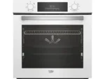 Horno - Beko BBIE18300W, Multifunción, Hidrólisis, 72 l, 59.4 cm, Función vapor, Blanco