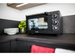 Mini horno - KOENIC KMO 4341, 20 l, 1500 W, Depósito antiadherente, Iluminación LED, Temporizador, Negro - Imagen 2