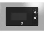 Microondas integrable - Balay 3CG6112X3, Potencia 800W, 5 niveles, 20 L, Función Grill, Asistente de limpieza con agua, Inox