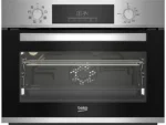 Horno - Beko BBCM12300X, Multifunción, Limpieza por vapor, 48 l, 59.4 cm, Inox
