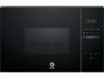 Microondas integrable - Balay 3CG5175N2, Serie cristal, 900 W, 5 niveles, 25 l, Limpieza Hidrolítica, Control deslizante, Negro