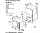 Microondas integrable - Bosch BEL623MS3, 800 W, 5 potencias, 20 l, Acero inoxidable - Imagen 14