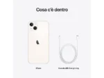 APPLE IPHONE 13 STARLIGHT, Blanco, Móvil iOS, 128 GB, 4 GB RAM, 6,1  OLED, Ceramic Shield, Anti-huellas, Chip A15 Bionic, 3240 mAh - Imagen 6