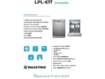 Lavavajillas libre instalación 60 cm - INFINITON P091711, 4 programas, 600 mm, Plata - Imagen 3