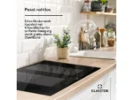 Placa de inducción - KLARSTEIN Delicatessa 77 Flex, 4 zonas, 77 cm, Negro - Imagen 2