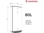 Termo Eléctrico - VELIS TECH DRY WIFI 80 ES EU + INSTAFIX ARISTON, 80 l, Gris - Imagen 4