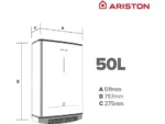 Termo Eléctrico - VELIS TECH DRY WIFI 50 ES EU + INSTAFIX ARISTON, 50 l, Gris - Imagen 4