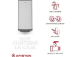 Termo Eléctrico - VELIS TECH DRY WIFI 100 ES EU + INSTAFIX ARISTON, 100 l, Gris - Imagen 6