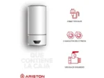 Termo eléctrico - LYDOS HYBRID 100L + VASCHETTA COND. + INSTAFIX ARISTON, 100 l, Blanco - Imagen 8
