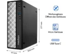 Mini PC - MEDION MD35423, Intel® Core™ i5-12450H, 16 GB RAM, 512 GB SSD, UHD Graphics, Windows 11 Home, Negro - Imagen 8