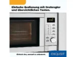 Microondas integrable - EXQUISIT EMW 19-7 G, 5 potencia, 20 l, Inox - Imagen 9