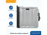 Horno multifunción - EXQUISIT EBE 76-7-H-020, Integrable, 76 l, 59,5 cm, Negro - Imagen 3