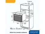 Horno multifunción - EXQUISIT EBE 255-U-020 Negro, Integrable, 59 l, 595 mm, negro - Imagen 5