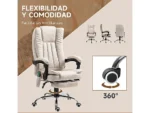 Silla de masaje - 921-246V91CW, 70,00 cm, Crema - Imagen 6