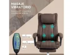 Silla de masaje - 921-246V91BN, 70,00 cm, Marrón - Imagen 4