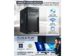 PC Sobremesa - HYPER BYTE Office Pc - para multimedia / negocios, AMD Athlon PRO 300GE, 8 GB RAM, 240 GB SSD, Sin tarjeta gráfica, Windows 11 Pro, Negro - Imagen 3