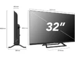TV LED 32" - SMART TECH 32HN01V3, HD, DVB-T2 (H.265), Negro - Imagen 4