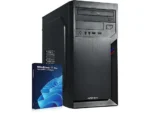 PC Sobremesa - HYPER BYTE Office Pc - para multimedia / negocios, AMD Athlon PRO 300GE, 8 GB RAM, 240 GB SSD, Sin tarjeta gráfica, Windows 11 Pro, Negro