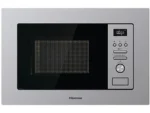 Microondas con grill integrable - HISENSE BIM320G41X, 1000 W, 5 potencia, 20 l, Acero Inox - Imagen 2