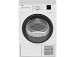 Secadora bomba de calor - BEKO DHS 8413 GA1, Bomba de calor, 1 kg, 15 programas, Blanco