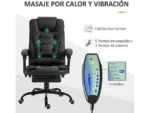 Silla de masaje - 921-342V91BK, 79,00 cm, Negro - Imagen 5