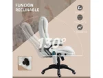 Silla de masaje - 921-171V93WT, 74,00 cm, Blanco - Imagen 7