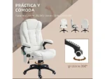 Silla de masaje - 921-171V93WT, 74,00 cm, Blanco - Imagen 8