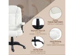 Silla de masaje - 921-171V93WT, 74,00 cm, Blanco - Imagen 9