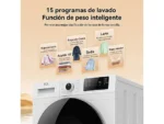 Lavadora carga frontal - VOK EVW-10BAWB13, 10 kg, 1400 rpm, 15 programas, Blanco - Imagen 6