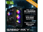 PC Gaming - GREED MK5 AMD Pro, AMD Ryzen 7 7800X3D, 32 GB RAM, 2 TB SSD, GeForce RTX™ 5080, Windows 11 Pro, Negro - Imagen 3