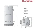 Termo eléctrico - NUOS PLUS S2 WIFI 110 WH ARISTON, 110 l, Blanco - Imagen 5