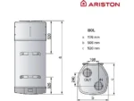Termo eléctrico - NUOS PLUS S2 WIFI 80 WH ARISTON, 80 l, Blanco - Imagen 5