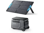 Kit nevera portátil - EverFrost Cooler 33L con panel solar de 100W ANKER, Negro