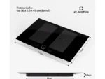 Placa de inducción - KLARSTEIN Delicatessa 77 Flex, 4 zonas, 77 cm, Negro - Imagen 8