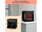 Nevera pequeña - KLARSTEIN Beersafe L, Altura 50 cm, Negro - Imagen 6