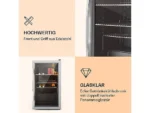 Nevera pequeña - KLARSTEIN Beersafe XXL, Altura 83 cm, Acero Inoxidable - Imagen 3