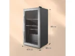 Nevera pequeña - KLARSTEIN Beersafe XXL, Altura 83 cm, Acero Inoxidable - Imagen 6