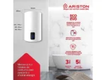 Termo Eléctrico - LYDOS WIFI 80 V 1,5K EU + KIT POLIF ARISTON, 80 l, Blanco - Imagen 3