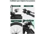 Bicicleta de ciudad - HILLMILES Milecity, Bicicleta eléctrica, Verde - Imagen 9