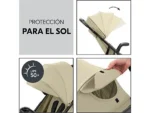 Silla de paseo - SHOP N CARE ligera y plegable con una mano hasta 22 kg Olive HAUCK, Olive - Imagen 3
