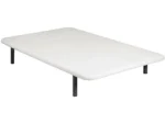 Somier - ROYAL SLEEP Divanlin 4 patas 80x200, 80 cm x 200 cm, Base tapizada Blanca Reforzada, Tejido 3D Transpirable con 4 Patas y Montaje Incluido, 3 años de garantía, Blanco