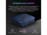 Mini PC - BLACKVIEW MP200-I5-12450H, Intel Alder Lake-H I5-12450H, 16 GB RAM, 512 GB SSD, UHD Graphics, Windows 11 Pro, Black - Imagen 2