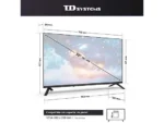TV DLED 32" - TD SYSTEMS PRIME32C21GLE Hey Google, HD, Arm Cortex A55x4, Smart TV, DVB-T2 (H.265), Negro - Imagen 8