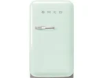 Nevera pequeña - SMEG FAB5RPG6, Altura 725 mm, Capacidad 34 l, Verde Pastel