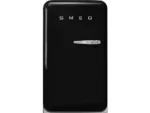 Nevera pequeña - SMEG FAB10LBL6, Altura 97,00 cm, Capacidad 122 l, Negro