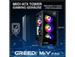PC Gaming - GREED MK5 INTEL Pro, Intel Core i9 12900KF, 32 GB RAM, 2 TB SSD, GeForce RTX™ 5080, Windows 11 Pro, Negro - Imagen 7