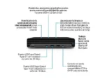Mini PC - HEWLETT PACKARD ENTERPRISE Elite Mini 800 G9, Intel® Core™ i5, 16 GB RAM, 512 GB SSD, UHD 770, Windows, Negro - Imagen 6